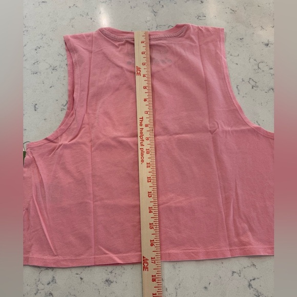 Volcom Women's Stone Hour Crop Tank Top Guava Sz Small Organic Cotton New - Picture 6 of 10